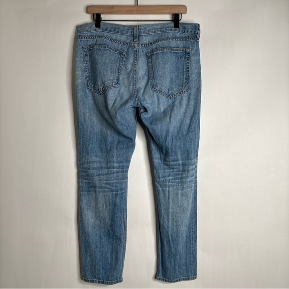 Rag & Bone Boyfriend Jean in Moss with Holes size 27 - Picture 6 of 12
